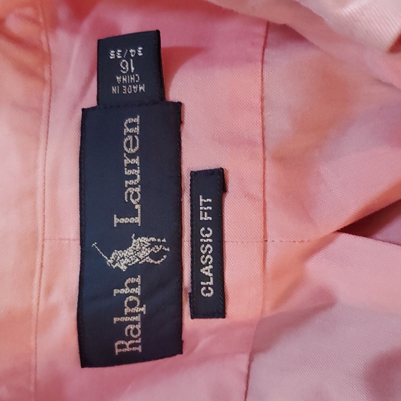 Pink Ralph Lauren Classic Fit button up - Picture 3 of 4